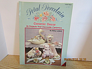 Plaid Craft Book Petal Porcelain Ceramic Decor #8518