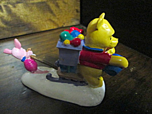 Disney Pooh & Piglet Resin Christmas 0rnament