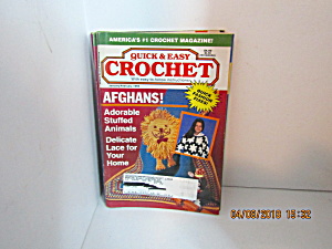 Vintage Craft Booklet Quick & Easy Crochet Jan/feb1995