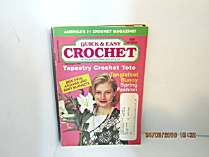 Vintage Craft Booklet Quick & Easy Crochet Mar/apr 1996