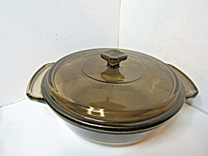 Vintage Anchor Hocking 9&quot; Round Covered Casserole