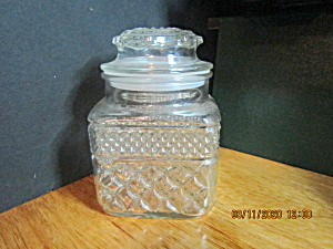 Anchor Hocking Wexford Clear Coffee Canister