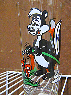 Vintage Pepsi Collectible Pepe/daffy Drinking Glass