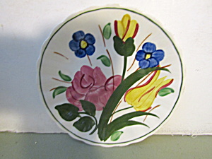 Vintage Blue Ridge Hand Painted Garden Lane Plate