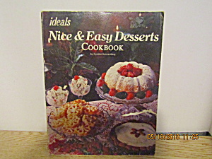 Vintage Ideals Nice & Easy Desserts Cookbook