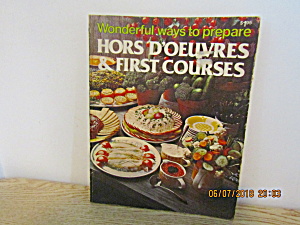 Vintage Magazine Hors D'oeuivres & First Courses