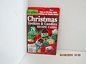Vintage Booklet Christmas Cookie & Candies Recipe Cards