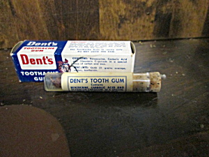 Vintage Plastic Tooth Gum Medicine Bottle