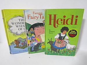 Whitman Classics Heidi Famous Fairy Tales Wizard Of Oz