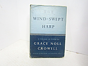Vintage Poetry Book The Wind Swept Harp