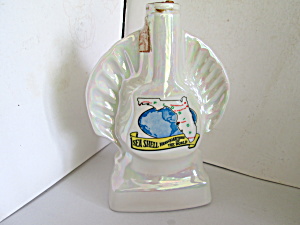 Vintage Sea Shell Headquarters Of The World Decanter