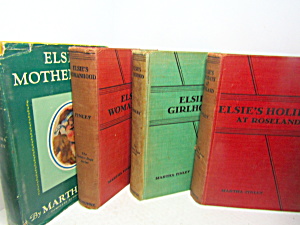 Vintage Elsie's Book Set By Martha Finley