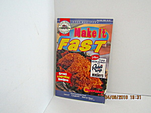 Vintage Booklet Easy Home Cooking Make It Fast