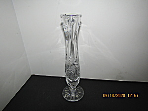 Vintage Early American Diamond Starburst Cut Bud Vase