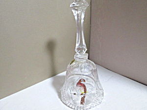 Vintage Lead Crystal Song Bird Bell