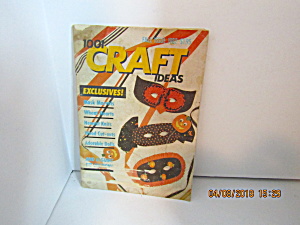 Vintage Booklet 1001 Craft Ideas Fall 1982