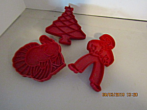 Vintage Wilton Holiday Cookie Cutter Set Ii