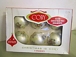 Vintage Christmas Tree Bulbs Animal Friends By Coby