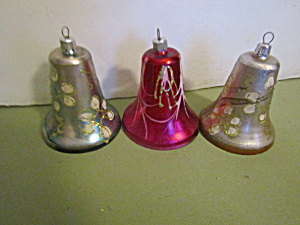 Vintage Bell Shaped Christmas Tree Ornaments