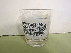Vintage Currier & Ives Horse And Buggy Glass