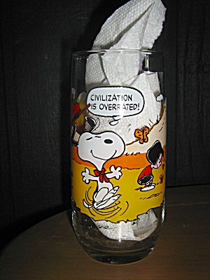 Collectible Glass Camp Snoopy Civilzation Is Over Rated
