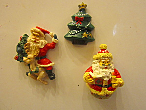Collectibles Vintage Christmas Santa Magnet Set