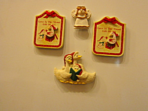 Collectibles Vintage Love Is The Nicest Gift Magnet Set