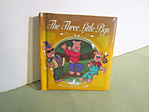 Vintage Miniature Book The Three Little Pigs