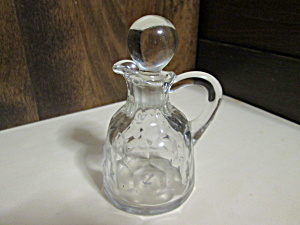 Vintage Formed Glass Oil/vinegar Cruet