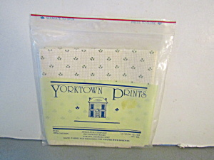 Vintage Yorktown Cross Stitch Fabric Natural/green