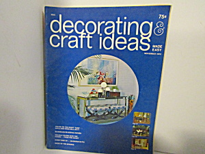 Vintage Magazine Decorating & Craft Ideas November1972