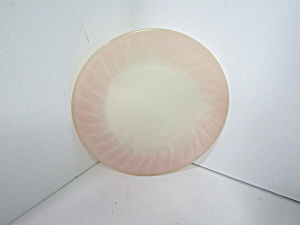 Vintage Fire King Pink Swirl Luncheon Plate