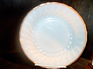 Vintage Fire King Golden Shell Luncheon Plate