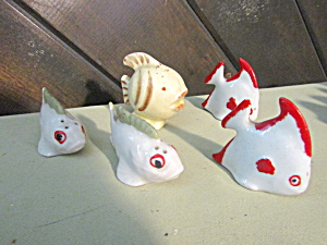 Vintage Fish From The Sea Salt & Pepper Shakers