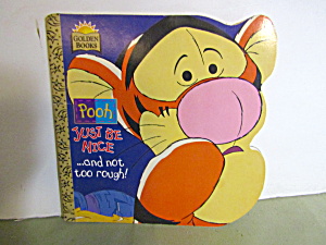 Shape Book Pooh Just Be Nice And Not Too Rough