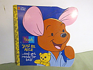 Shape Book Pooh Just Be Nice And Get Ready For Bed