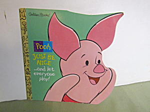 Shape Book Pooh Just Be Nice And Let Everyone Play
