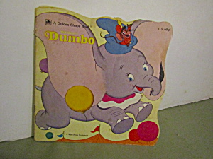 Walt Disney's Golden Shape Book Dumbo 1977