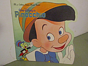 Walt Disney's Golden Super Shape Book Pinocchio