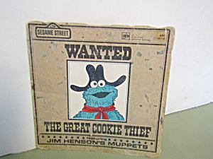 Golden Sesame Street Wanted The Great Cookie Thief Book