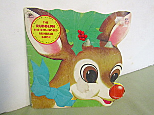 Golden Books Shape Book Rudolph The Red Nosed Reindeer