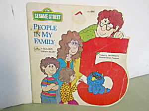 Vintage Golden Shape Book People In My Family 1971