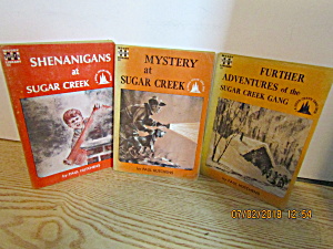 Vintage Three Book Set Of Sugar Creek Gang