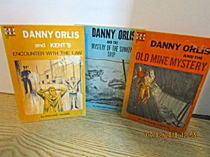Vintage Three Book Set Of Danny Orlis Mysteries