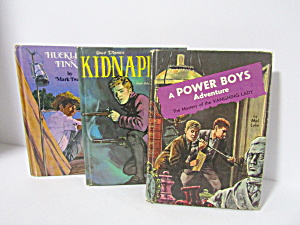 Vintage Junior Boys Adventures Book Set