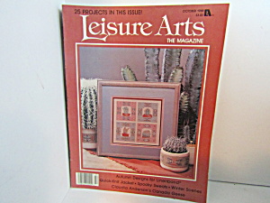 Vintage Leisure Arts The Magazine October 1988