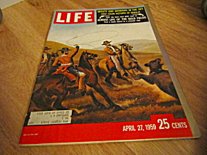 Vintage Life Magazine April 27,1959