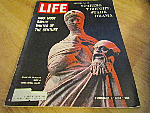 Vintage Life Magazine February 8,1963
