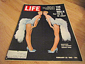 Vintage Life Magazine February 22,1963