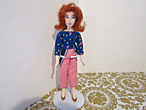 Vintage Unmarked Miniature Fashion Doll Miss4